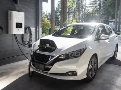 Domowa stacja ładowania samochodu elektrycznego