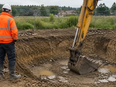 Czasowe obniżenie zwierciadła wód gruntowych