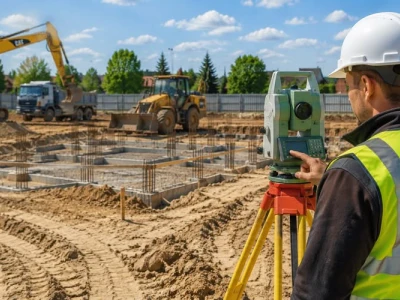 Pomiary i badania geodezyjne na potrzeby budownictwa