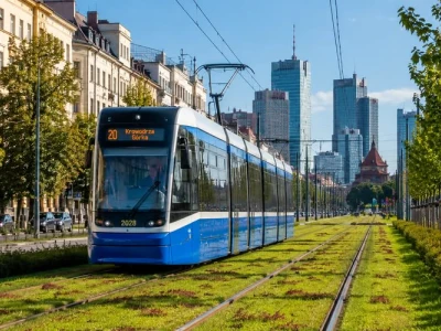 Zielone torowiska tramwajowe – ekologiczne rozwiązanie w nowoczesnych miastach