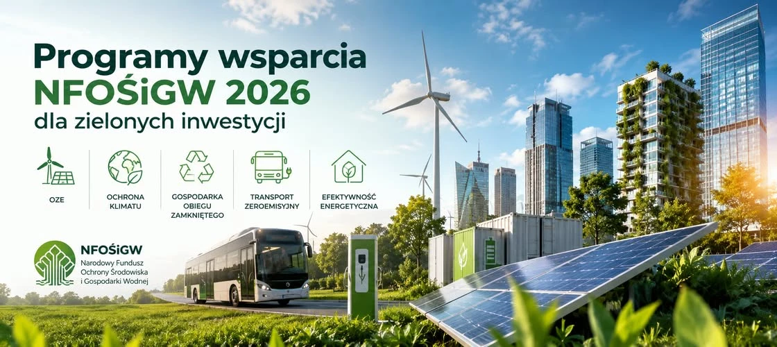 Programy wsparcia NFOŚiGW 2026 dla zielonych inwestycji