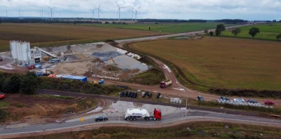 Cement o obniżonej emisji CO₂ od Cemex Polska na budowie drogi ekspresowej S6