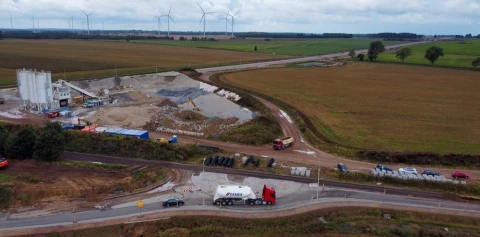 Cement o obniżonej emisji CO₂ od Cemex Polska na budowie drogi ekspresowej S6