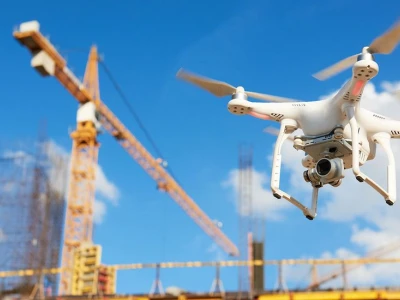Zastosowanie dronów na placu budowy