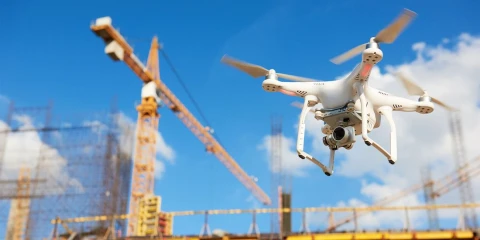 Zastosowanie dronów na placu budowy