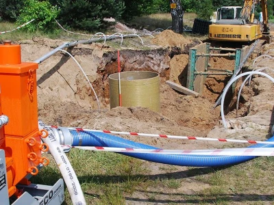 Instalacje igłofiltrowe, odwadnianie gruntu