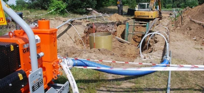 Instalacje igłofiltrowe, odwadnianie gruntu