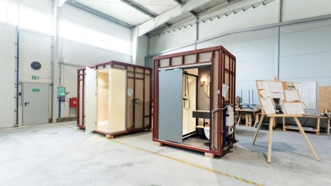 Prefabrykowane moduły łazienkowe