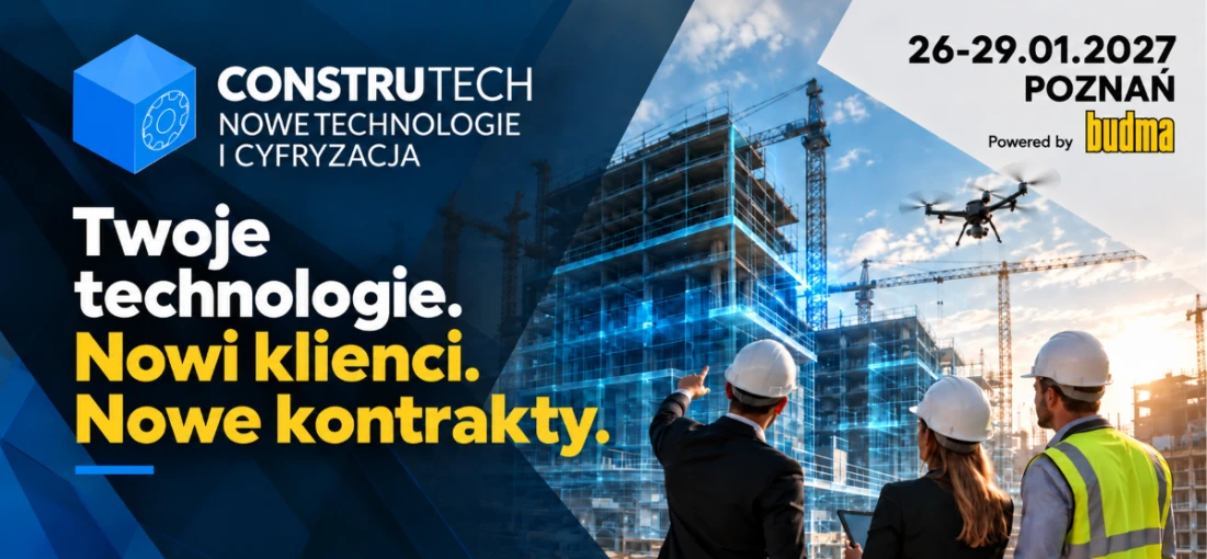 CONSTRUTECH - strefy nowych technologii na BUDMIE 2027